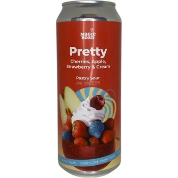 Pivo Magic Road Cherries, Apple, Strawberries&Cream 18° 0,5l plechovka