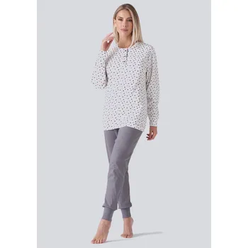 Dámské pyžamo Dámské pyžamo Karelpiu KF7041 4xl Starorůžová