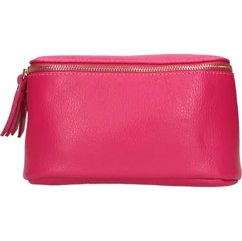 Ledvinka Dámská kožená ledvinka Italia Milagros - sytě růžová