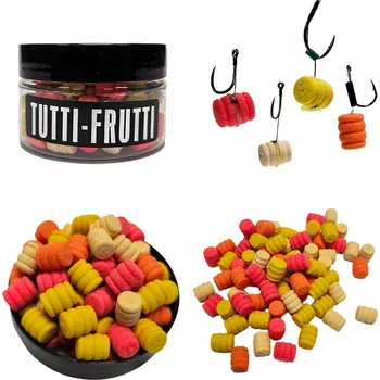 Boilies Profess Dumbells Fluo Wafters Master Tutti-Frutti Cocoon 8x10mm