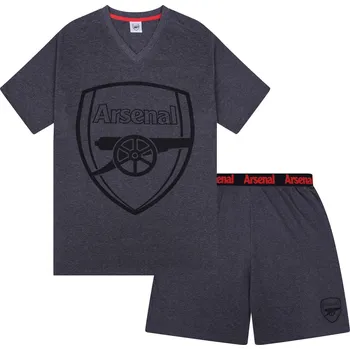 Pánské pyžamo Arsenal FC Pánské pyžamo Arsenal FC, šedé, krátký rukáv Velikost: XXL