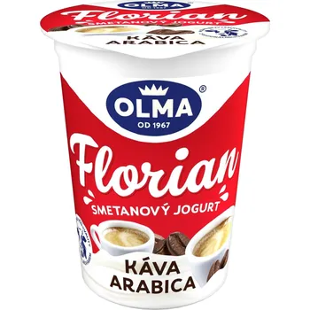 Olma Florian smetanový jogurt káva Arabica