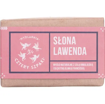 Koupelová kosmetika Mydlárna Čtyři Špačci, mýdlo SLANÁ LEVANDULE, 110 g