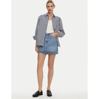 Dámská sukně Tommy Hilfiger Džínová sukně WW0WW44392 Modrá Regular Fit 36