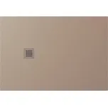 Polysan Polysan, TRENECA sprchová vanička z litého mramoru s možností úpravy rozměru 130x90cm, béžová matná, 84308.81