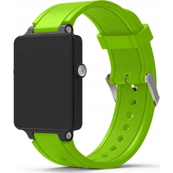 Řemínek na hodinky Řemínek Garmin Vivoactive / Approach S2 / S4 pro Garmin 24mm zelený