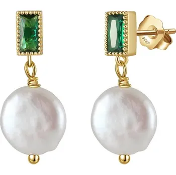 Náušnice Majya Stříbrné náušnice RENESMY pozlacené Ag/; ≤3,09 g 11708