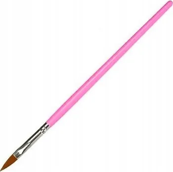 Kosmetický štětec Štětec na akryl růžový dřevěný