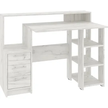 Psací stůl Slevadoma Psací stůl TAJM Barva: dub kraft - bílý