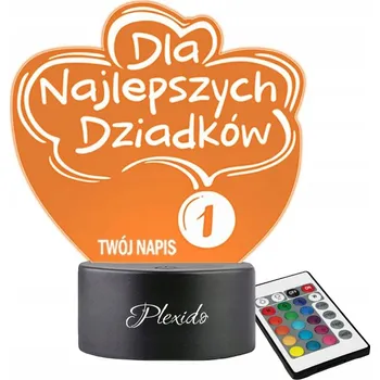 Lampička Noční lampa Plexido vícebarevná