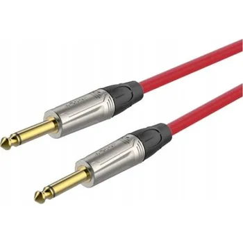 Audio kabel ROXTONE kytarový kabel 5m JACK BAREVNÝ ČERVENÝ (Červený)