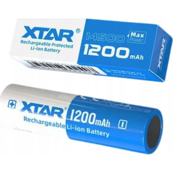 IP kamera Xtar Akumulátor 14500 - 1200mAh 3,6V - 3,7V s PCB ochranou