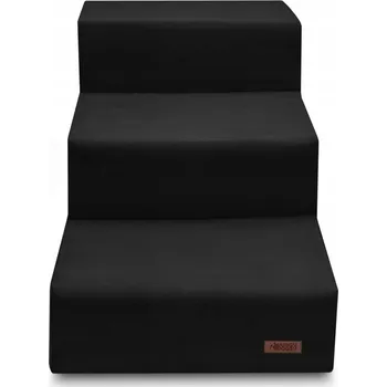 Schůdek Schůdky pro psa ke gauči a posteli černé maltézák HUGGY DOGGY Climber L