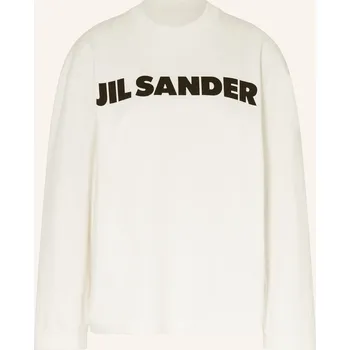 Dámské tričko Jil Sander Dámské Tričko S Dlouhým Rukávem, bílá, 40