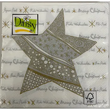 Papírový ubrousek Papírový ubrousek čtvercový 33 cm x 33 cm