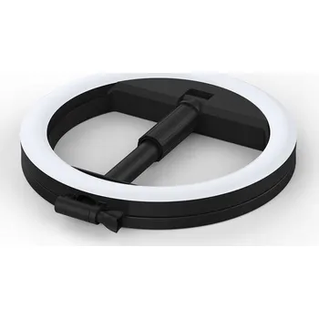 Stojací lampa LED kruhové světlo pro fotografie | líčení | stojací ČERNÉ