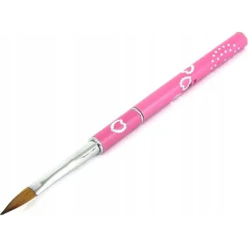 Kosmetický štětec ŠTĚTEC NA AKRYL SKLÁDACÍ stříbrný #8 PA8-06