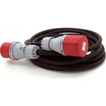 Napájecí kabel Prodlužovací Kabel jednoduchý ELS Elektrotechnika 20 m 1 ks zásuvek černý