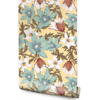 Fototapeta Tapeta Stylové Barevné Květiny /165425607