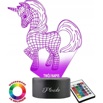 Lampička Plexido vícebarevná Noční lampa