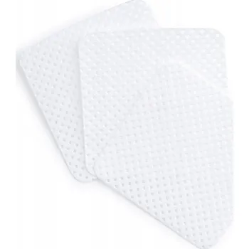 Perforované bezprašné vatové polštky na nehty, bavlněné bílé 500ks SPN Nails