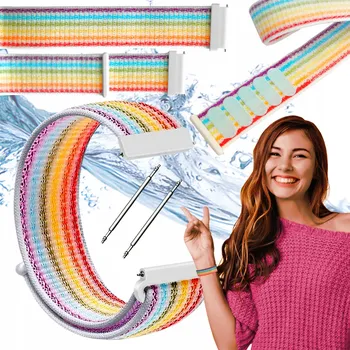 Příslušenství k chytrým hodinkám Řemínek pro Huawei Watch GT 3 46 mm Active chytré hodinky duhový řemínek 22 mm