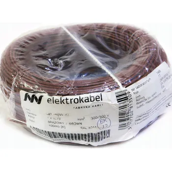 elektrický kabel Elektrický kabel Kulatý, ohebný (lanko) LgY MojeLedy 1 x 0,75