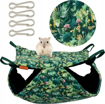 HAMAK pro Hlodavce Morče Krysa Křeček PELÍŠEK VELKÝ DVOJITÝ 40x40cm