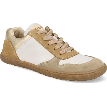 Dívčí obuv Barefoot tenisky Koel - Date Suede gold zlaté Velikost: 33