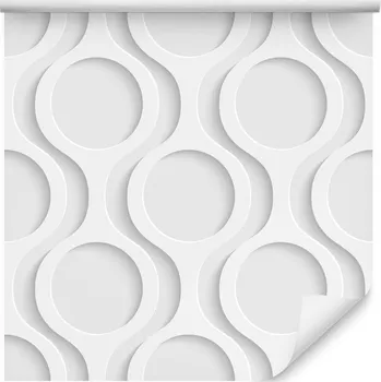 Fototapeta Tapeta Geometrické kruhy 3D tvary do kanceláře