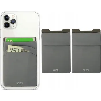 Pouzdro na mobilní telefon POUZDRO/KAPSA NA KARTY, TELEFON A PENĚŽENKU S RFID OCHRANOU, ŠEDÉ (2 KS)