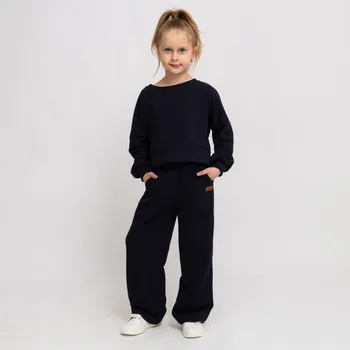 Dětské navy široké tepláky Velikost: 110/116