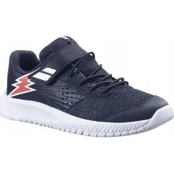 Pracovní obuv Dětské tenisové boty BABOLAT PULSION AC KID BLACK/FIESTA RED velikost 31