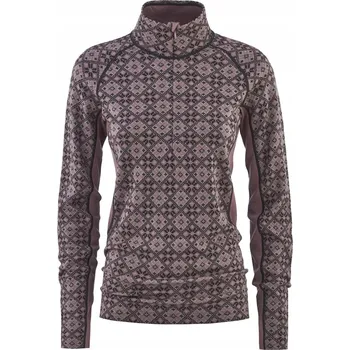 Dámská mikina DÁMSKÁ TERMOAKTIVNÍ MIKINA Z MERINO VLNY KARI TRAA ROSE LIGHT HZ TAUPE vel. M