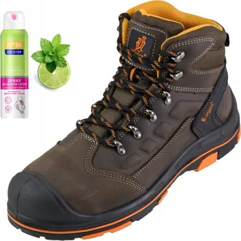 Pracovní obuv Pracovní kotníková obuv Keilor kožená, voděodolná s ocelovou špičkou S3, velikost 44