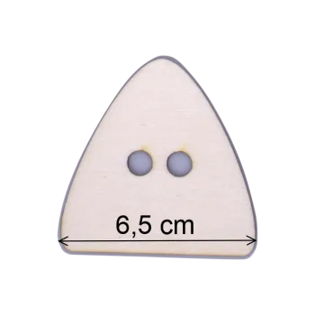 Dřevěná hračka Knoflík dek. 65mm kopeček 30 ks 0042-102