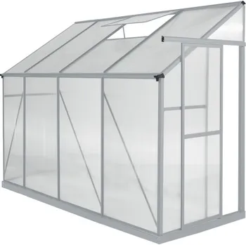 Skleník Zahradní skleník ke zdi 20409 2,9 x 1,25 x 2,16 m PC 4 mm