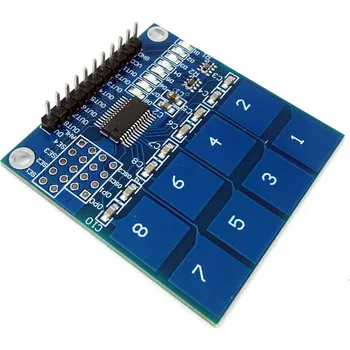 Elektroweb Kapacitní dotyková klávesnice TTP226, 8 tlačítek