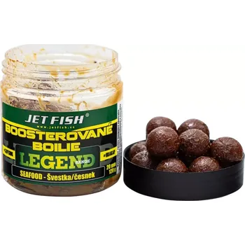 Nástraha JET FISH Boosterované boilie Legend Range Seafood Švestka Česnek 250ml 20mm (JET FISH Boosterované boilie Legend Range Seafood Švestka Česnek 250ml 20mm)