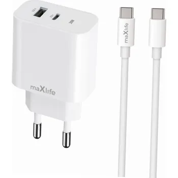 Rychlá nabíječka 30W adaptér se 2 vstupy a USB-C kabelem pro Motorola Moto G60s