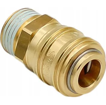 Příslušenství ke kompresoru Pneumatická rychlospojka RQS 1/2" vnější závit, mosazná, typ 26