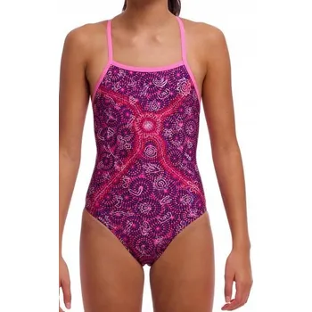 Dámské plavky Jednodílné plavky Funkita velikost 152, růžové