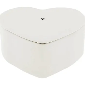 Vánoční dekorace Bastion Collections Krabička HEART BOX in black heart, 11,5x5,5cm LI-BOX-HE-001-BL