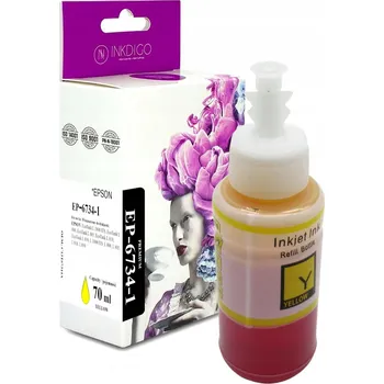 Žlutá inkoustová kazeta Inkdigo pro tiskárny Epson