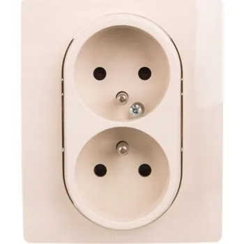 Elektrická zásuvka Elektrická Zásuvka nástěnná Legrand béžová