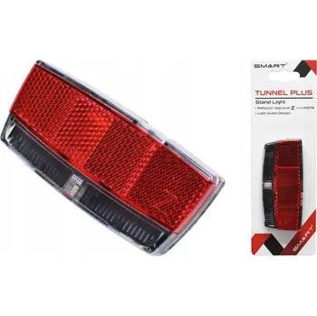 Cyklosvítilna ZADNÍ SVĚTLO SMART NA NOSIČ TUNNEL PLUS DYNAMO S FUNKCÍ UDRŽENÍ SVĚTLA