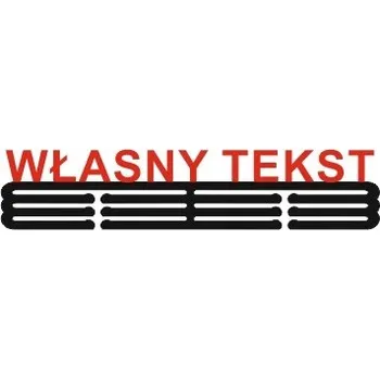 Věšák Vlastní text #2 Věšák na medaile 60 cm - 1 řada