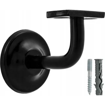 Držák Dekorline kovový, černý, 12 mm