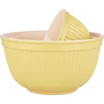 IB Laursen Keramické mísy Mynte žluté - sada 3 ks