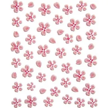 samolepka Samolepky na nehty Niko Samolepky růžové květy